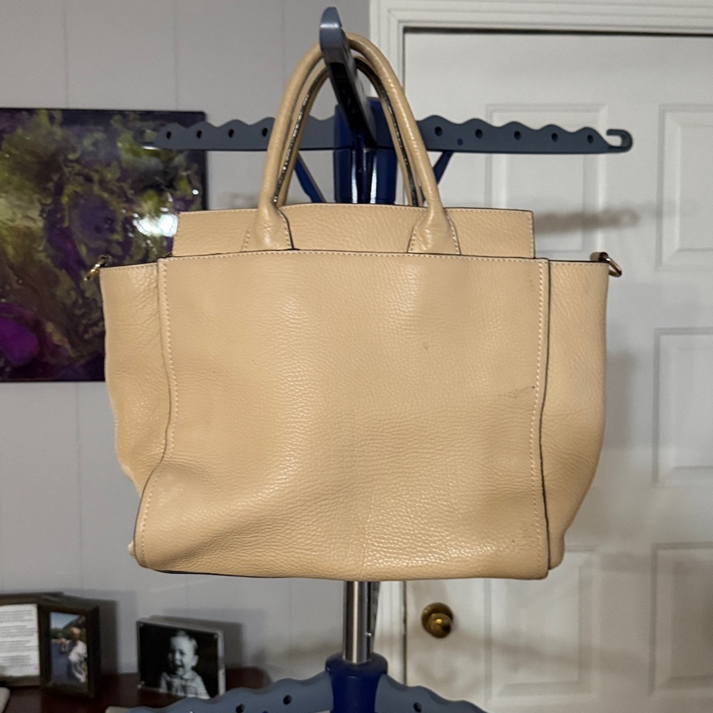 Kate Spade Cream Leather Satchel - Picture 2 of 4